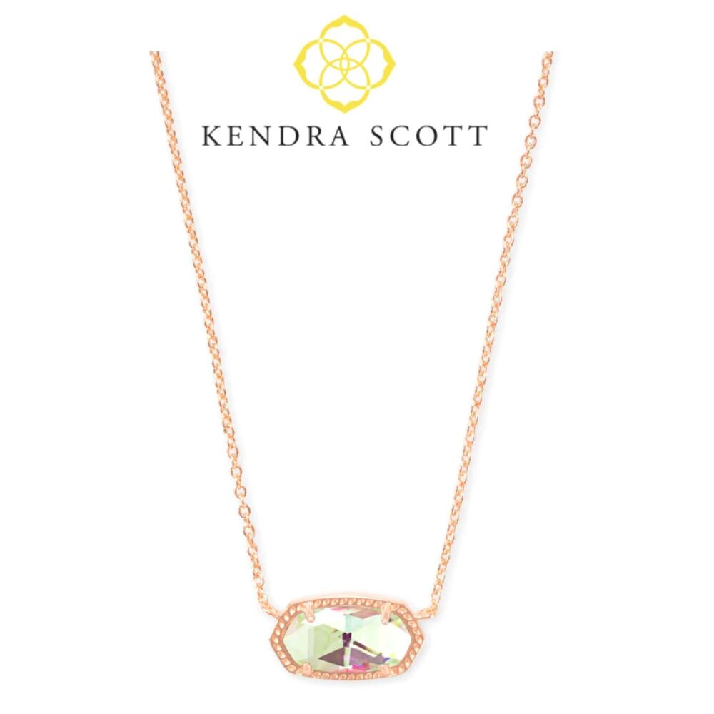 NWOT Kendra Scott Elisa Dichroic Glass Necklace